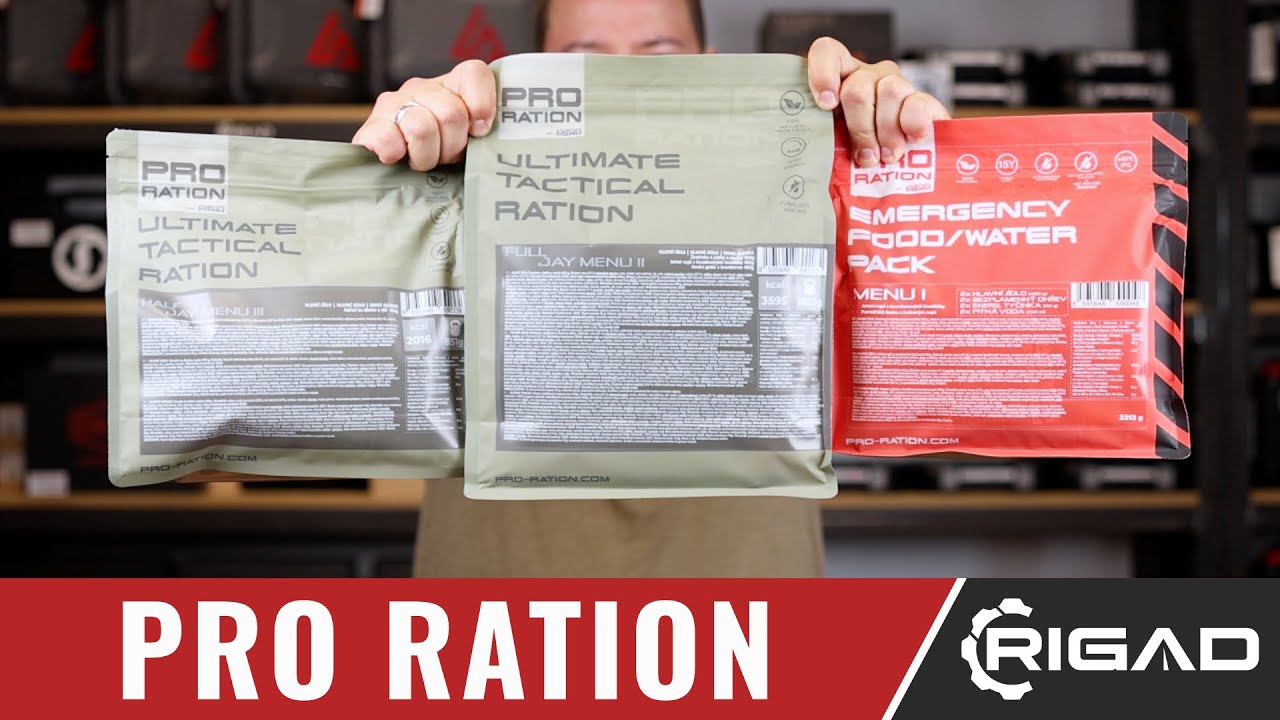 MODERNÍ DÁVKA POTRAVY! Pro-Ration od Adventure Menu! RIGAD