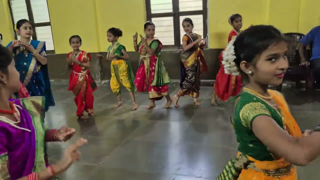 Aadya &Team performing  folk Dance 