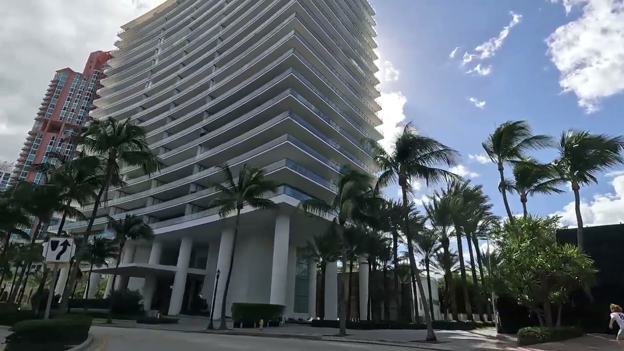 Miami Florida - 4K Drive Through South Beach