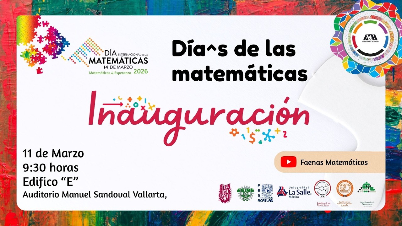 Día^s de las matemáticas en la UAM 2026