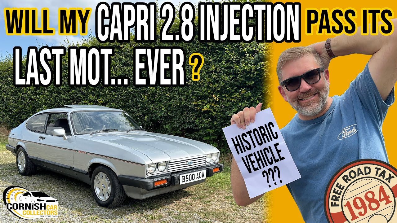 ROAD TAX for FREE?? First, my Ford Capri 2.8 Injection needs to pass its LAST EVER MOT