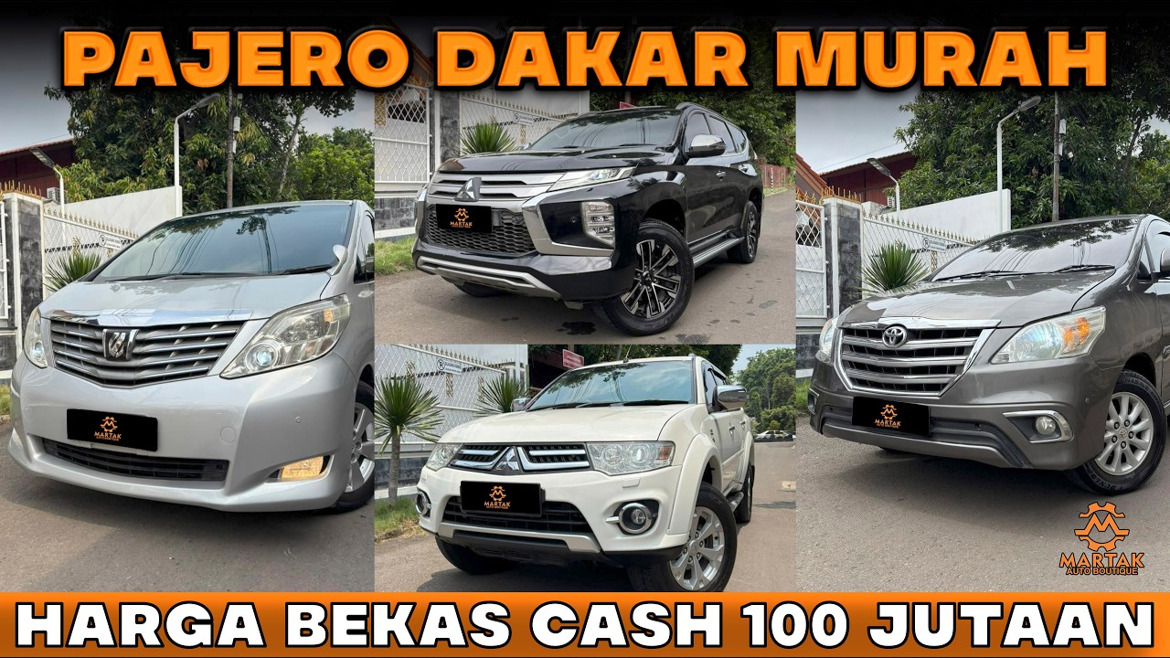 MURAH NI MOBIL DIESEL BEKAS PAJERO DAKAR KIJANG INNOVA HARGA MURAH 100 JUTAAN