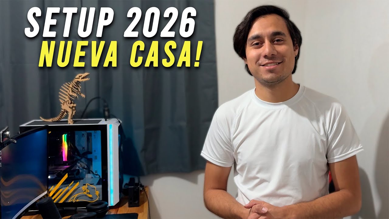 Mi SETUP del 2026! en la NUEVA CASA!