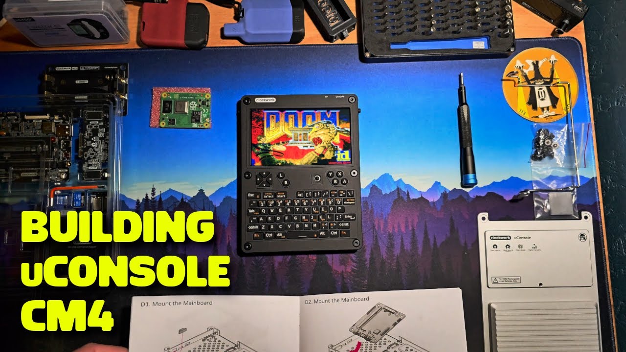 Building the ClockworkPi uConsole + Gaming Test!