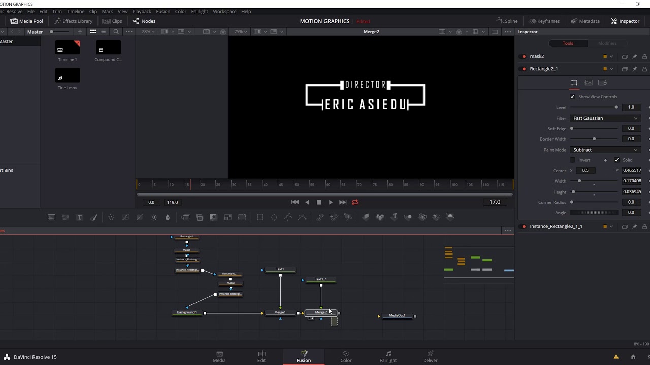 Blackmagic Resolve Lower Third