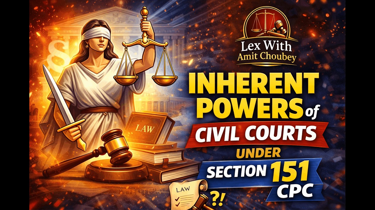 Inherent Powers of Civil Courts under Section 151 Code Of Civil Procedure, 1908.