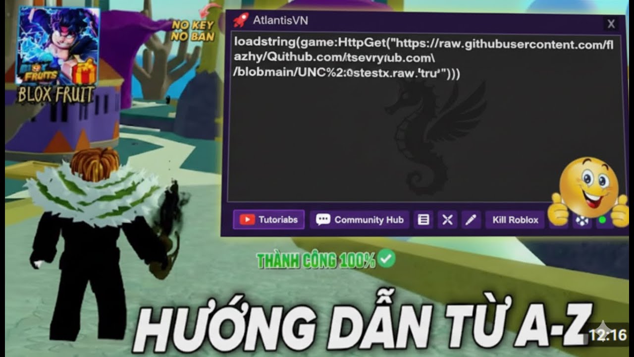 Roblox| Hướng dẫn hack blox fruit trên pc từ a-z chỉ trong 4p và no key với unc cao cực ngon