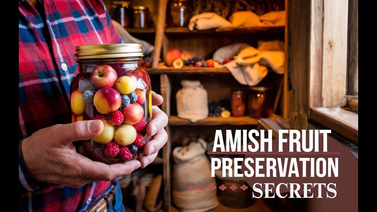 Secrets of Amish Fruit Preservation Natural Techniques Revealed!