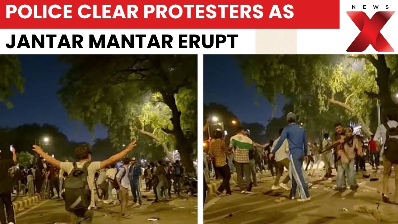 Jantar Mantar Protest: Police Remove Reservation Hatao Demonstrators Amid Tension