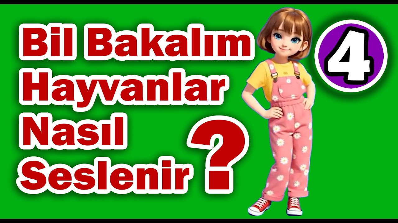 Bil Bakalım Hayvanlar Nasıl Seslenir? - 4 #hayvansesleri #sevimlihayvanlar #çocukhikayeleri