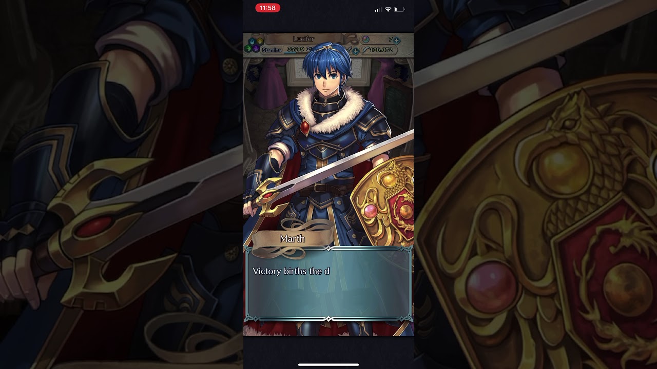 Fire Emblem Heroes - Legendary Marth