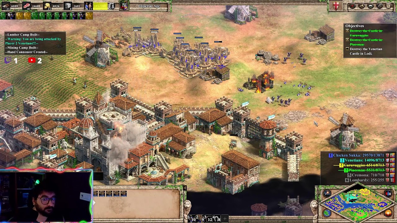 Age of Empires 2 - Sforza #3 prodigal son - hard Campaign