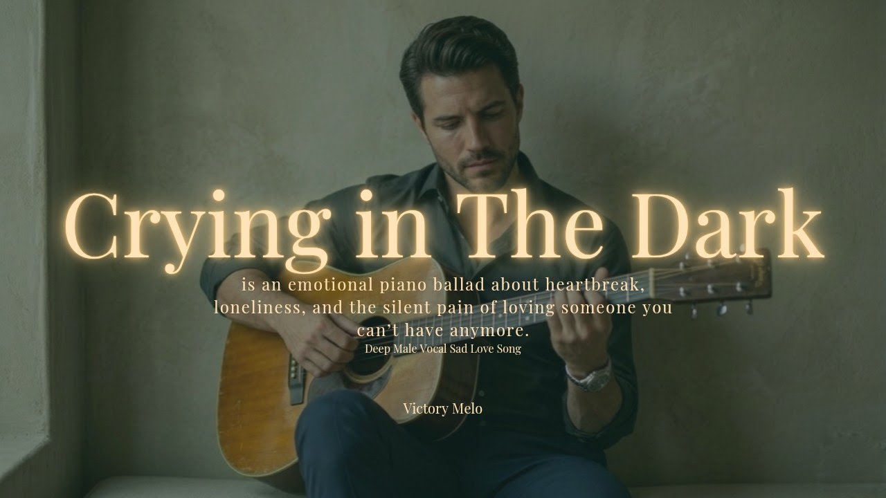Crying in the Dark &ndash; VM | Emotional Sad Piano Ballad | Deep Male Vocal Breakup Song
