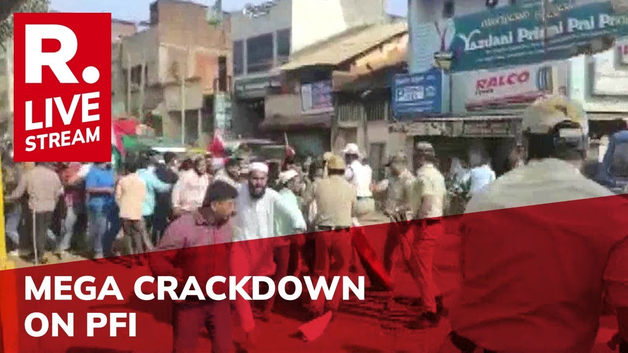 LIVE: PFI Protests Turn Violent After NIA Crackdown | Kerala HC Initiates Case Against PFI