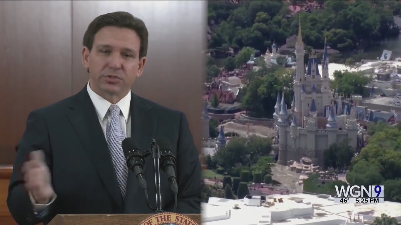 Why is Ron DeSantis fighting with Disney?