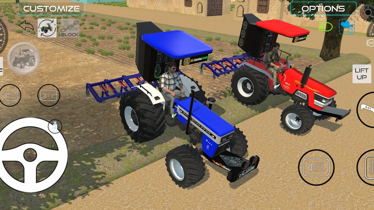 || SWARAJ 744 AND CULTIVETAR AND SIMULATOR FARMING GAME 