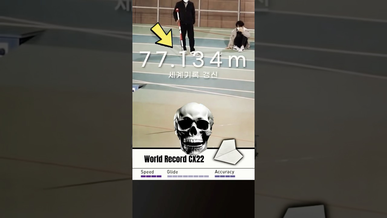 Super Fast Paper Jet ✈️ || World record Cx22 