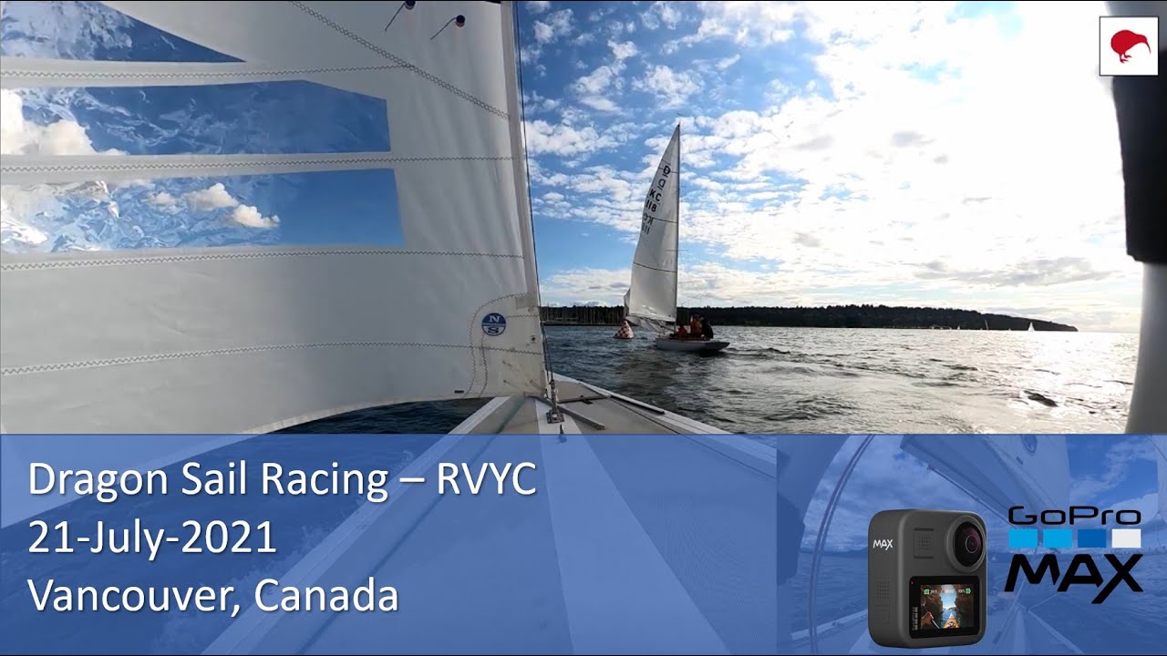 Dragon Sail Racing - Vancouver One Design RVYC - 21 July 2021 with GoPro Max 360