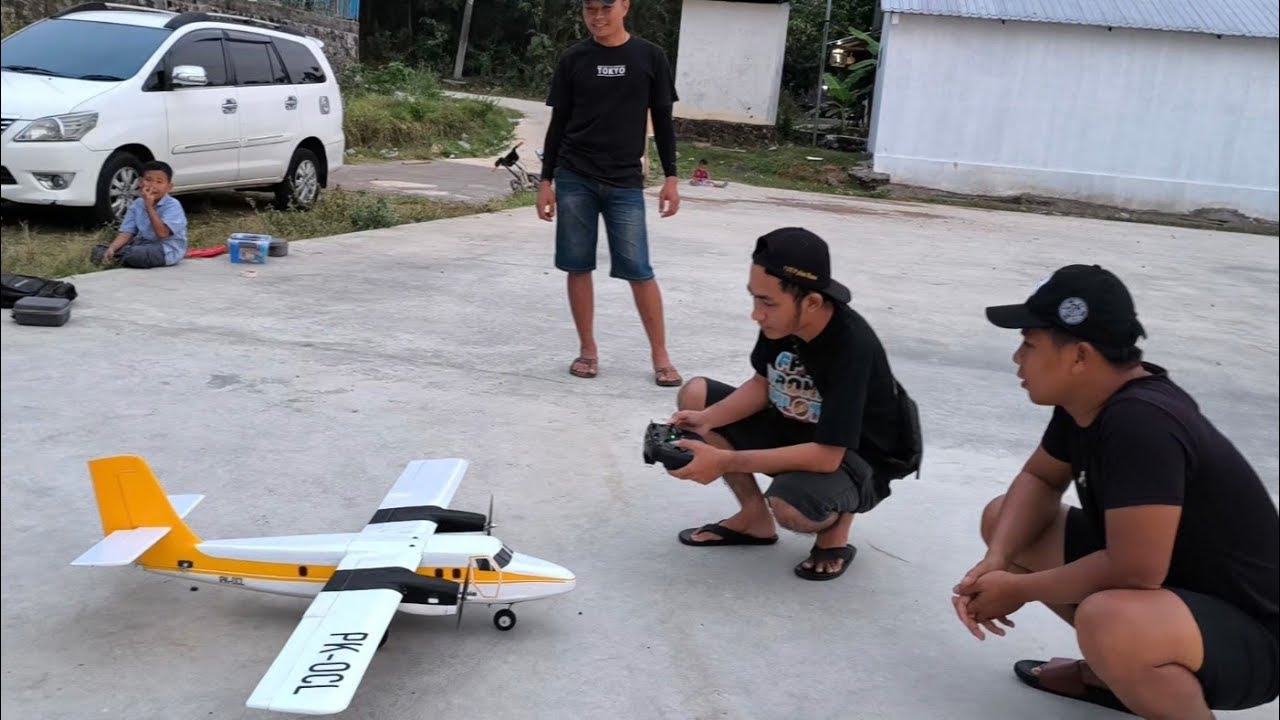 🔴 TERBANG PERDANA PESAWAT RC TWIN OTTER ❗🛩