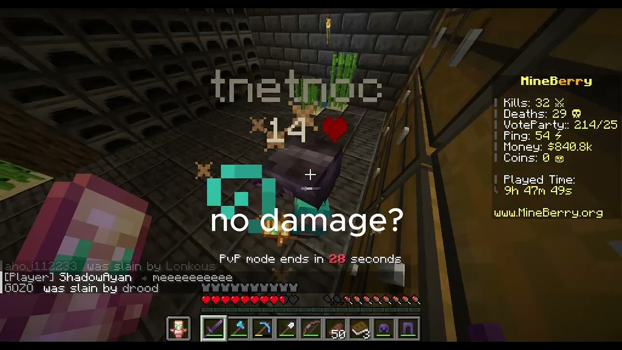 raiding a base in mineberry anarchy
