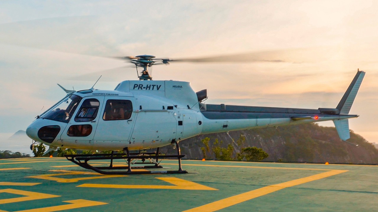 Helicopter FAST & LOW Approach - Airbus H125, Bell 429, Bell 505 Start-Up, Robinson R66