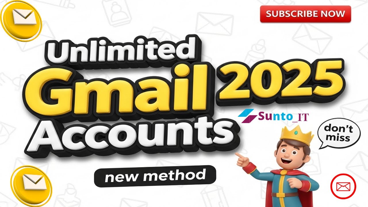 Create Unlimited Gmail Accounts Without Phone (2025 Latest Method) | No OTP New Gmail Trick 2025