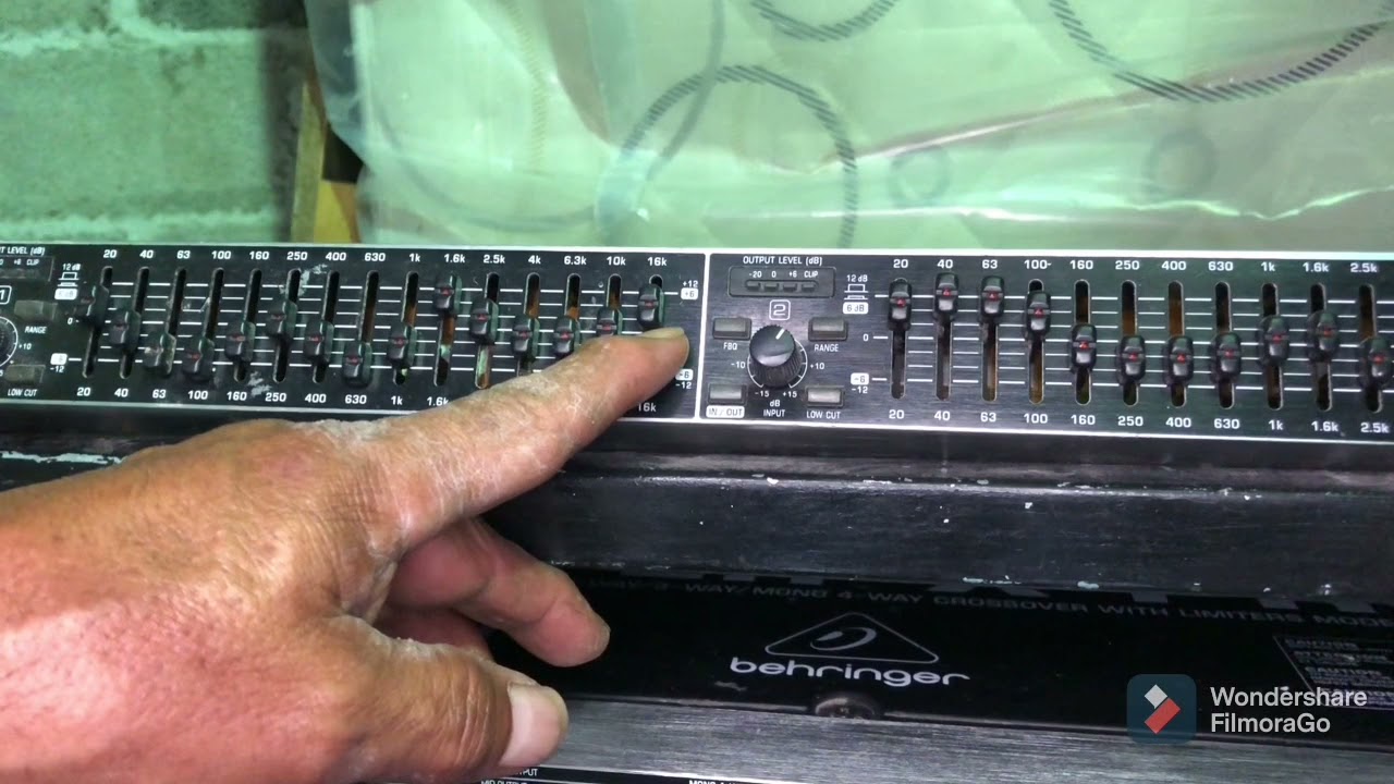 Como ecualizar (principios Basicos) Behringer FBQ1502HD ecualizador grafico de 30 bandas Parte 2