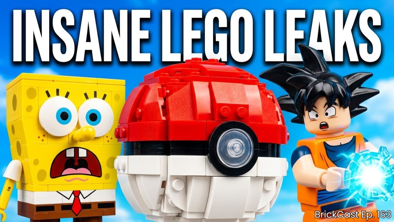 SpongeBob, Dragon Ball Z, AND a Poké Ball?! These LEGO Rumors Are INSANE - BrickCast Ep. 163