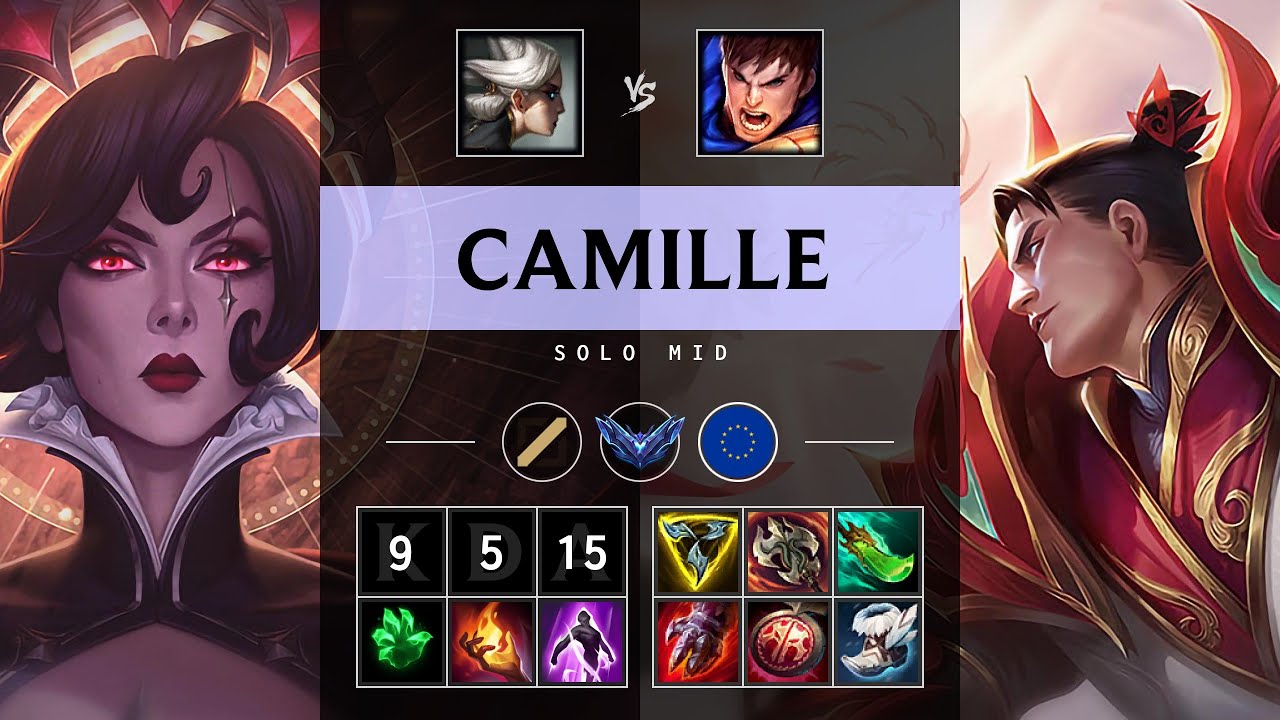 Camille Mid vs Garen - EUW Diamond Patch 25.04