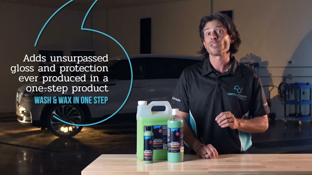 Optimum No Rinse&trade; Wash & Wax&mdash;the ultimate one-step solution for washing and waxing your vehicle