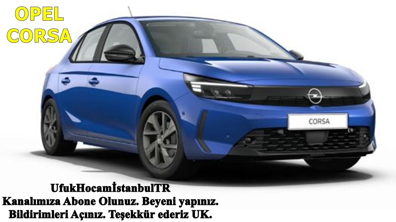 OPEL CORSA F ARAÇ İÇİ TANITIM