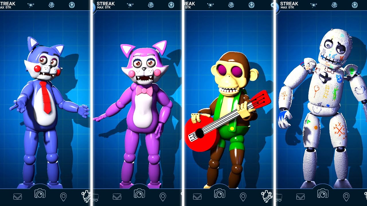 FNAF FNAC Animatronics Workshop Animations