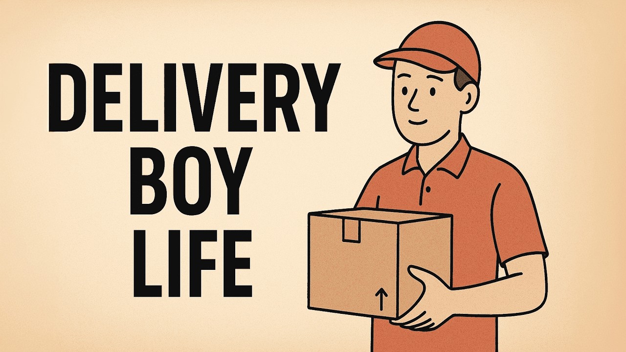 Life of a Delivery Boy | Real Life English Learning Story | Voice Vocabulary