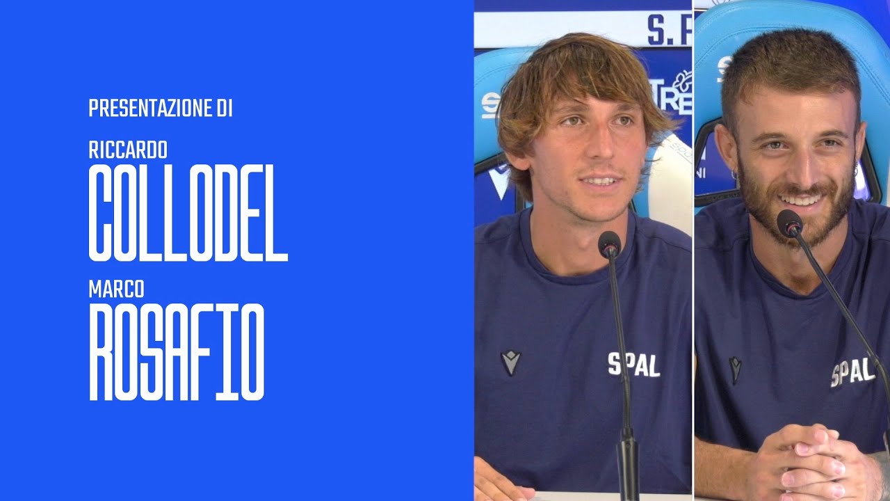 La conferenza di presentazione di Riccardo Collodel e Marco Rosafio