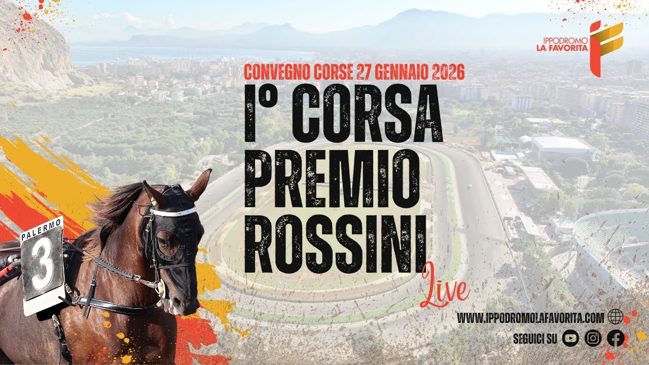 Live I° Corsa del 27 Gennaio 2026 - 3 anni - Metri 1600