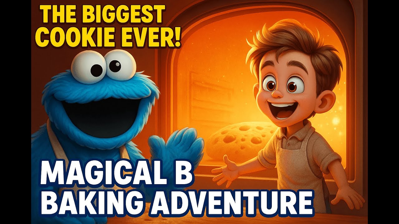 The Biggest Cookie Ever! 🍪 Cookie Monster’s Magical Baking Adventure for Kids 🤩🎉