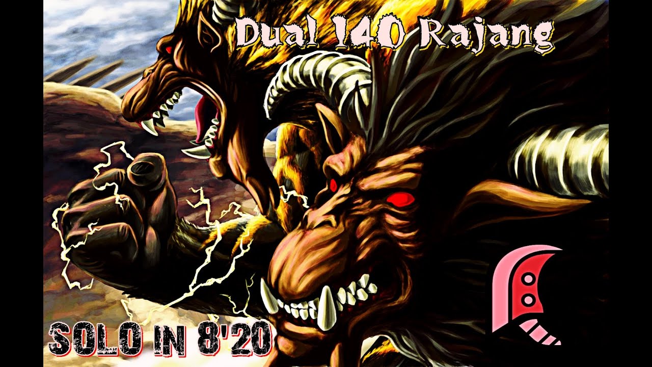 ┌MH4U┘ Lv.140 - Dual (2) Apex Rajang || Rajang x 2 - 8'20 [Greatsword / Adrenaline+2]
