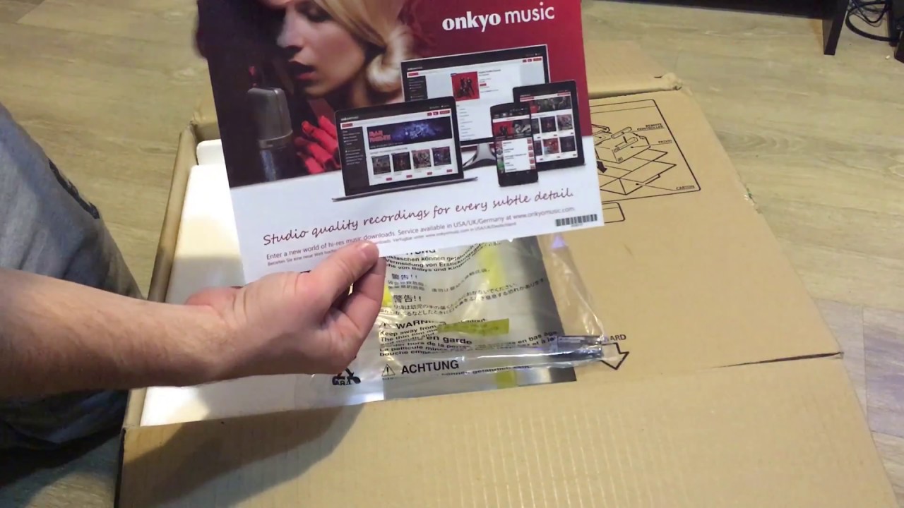 Onkyo A-9150 Silent Unboxing