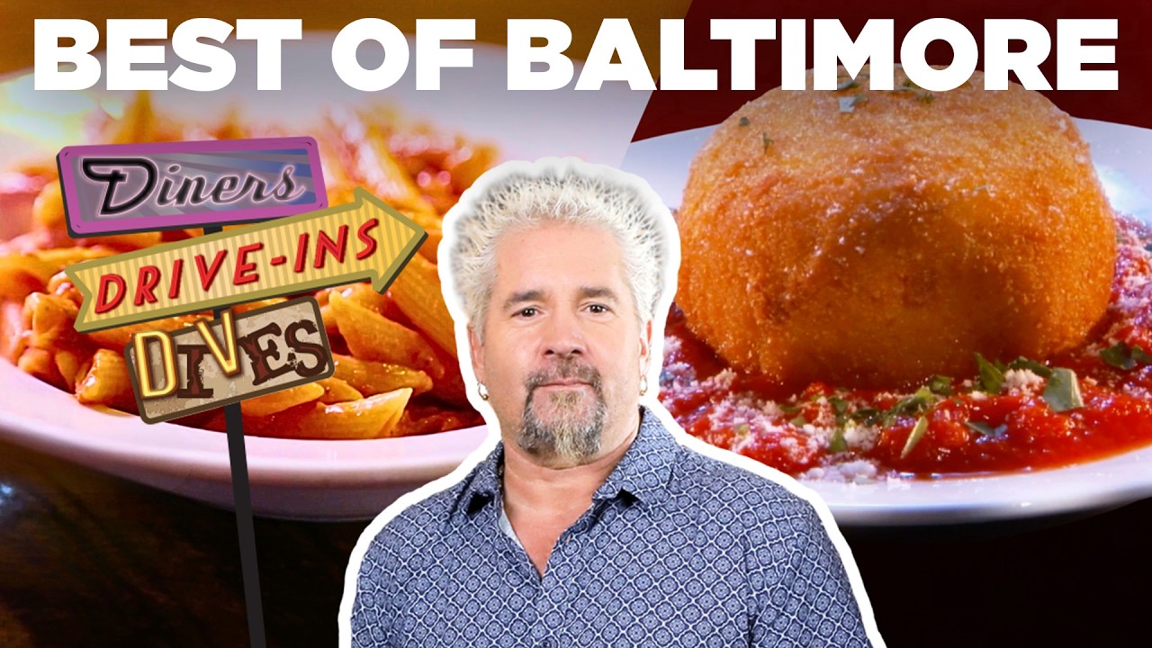 Top #DDD Videos in Baltimore with Guy Fieri 🦀 | Diners, Drive-Ins and Dives | Food Network