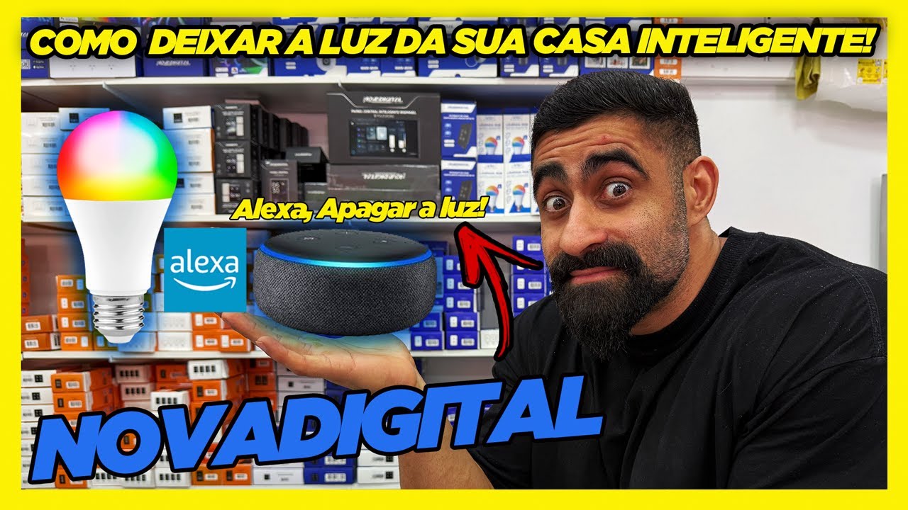 COMO DEIXAR A LUZ DA SUA CASA INTELIGENTE!