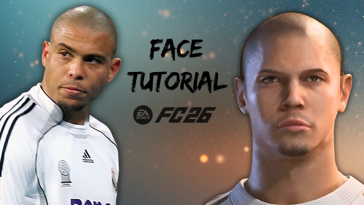 Create Ronaldo Nazario face - FC26