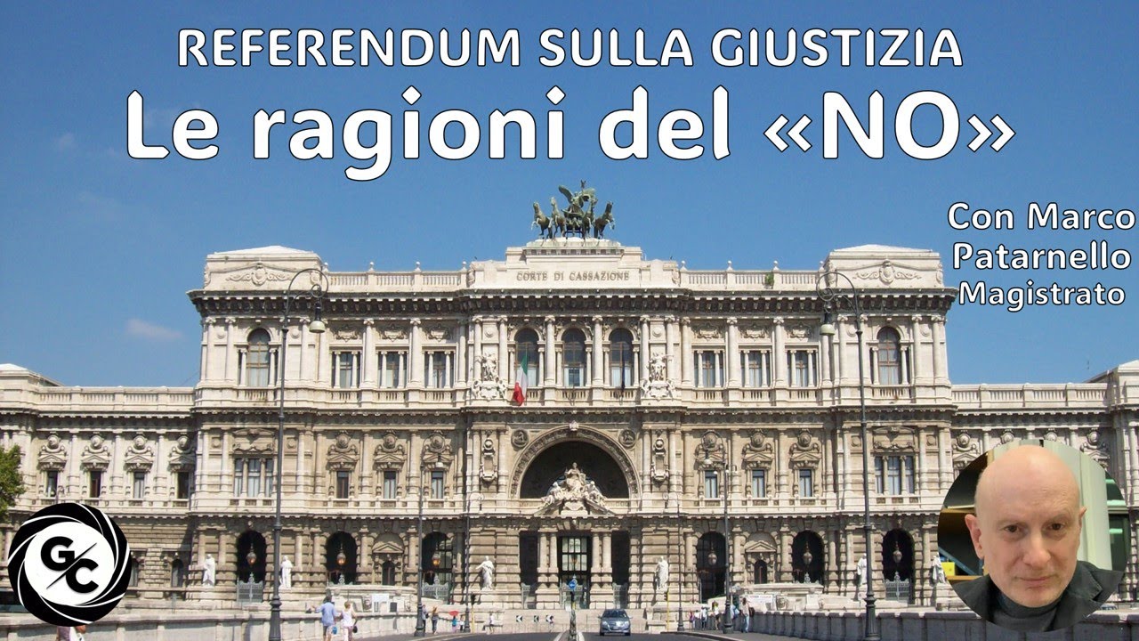 Referendum sulla Giustizia 2026 - LE RAGIONI DEL «NO» con Marco PATARNELLO Magistrato