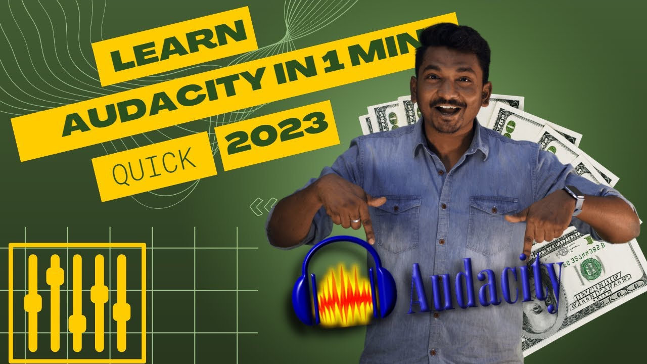 Learn Audacity In JUST 1 min | Audio Editing | Audacity | How to remove Noise in audacity