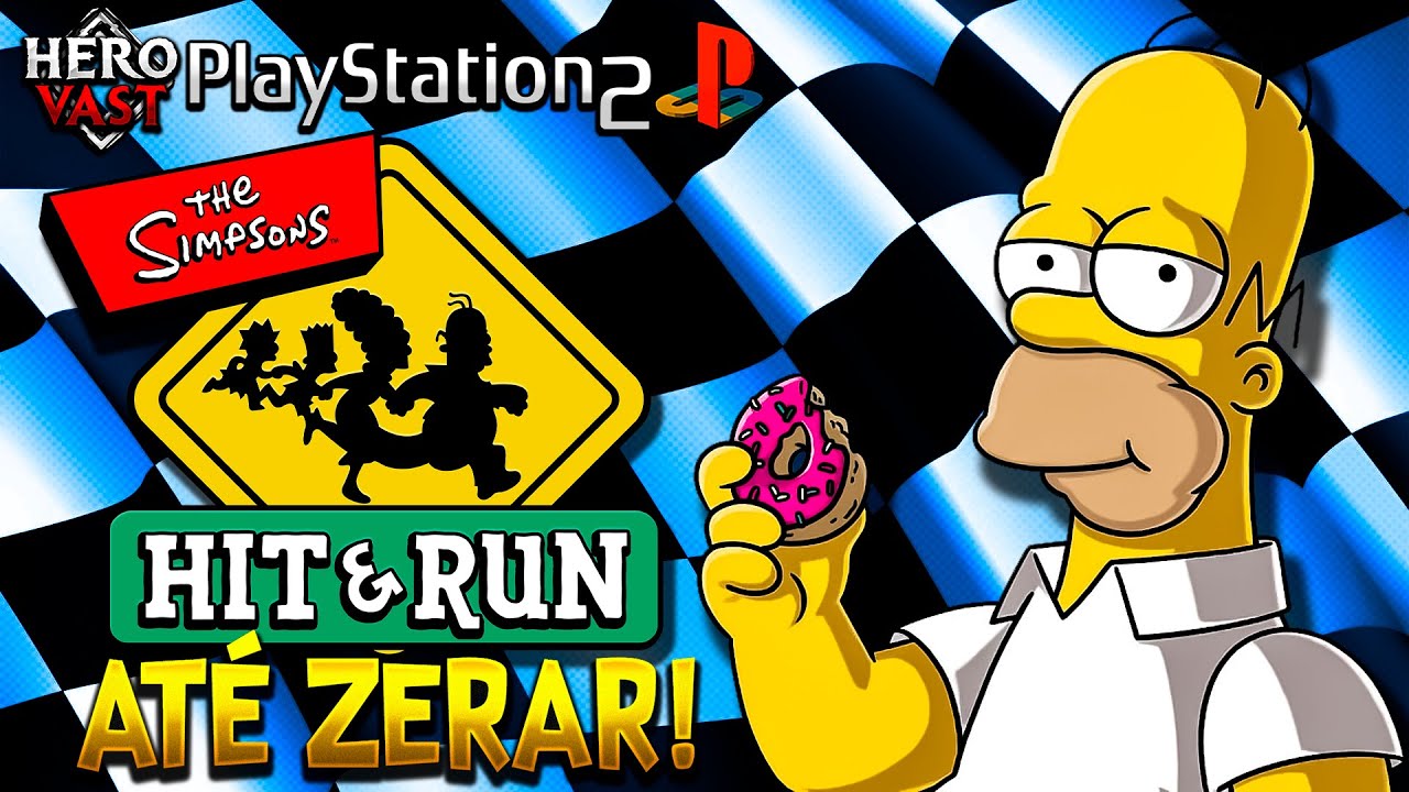 The Simpsons Hit & Run &ndash; Gameplay Completo no Playstation 2 &ndash; AT&Eacute; ZERAR  &ndash; PT BR