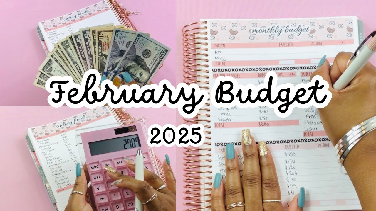 Monthly Reset | FEBRUARY 2025 COMPLETE BUDGET SETUP | How to Budget for Beginners | PERSONAL FINANCE