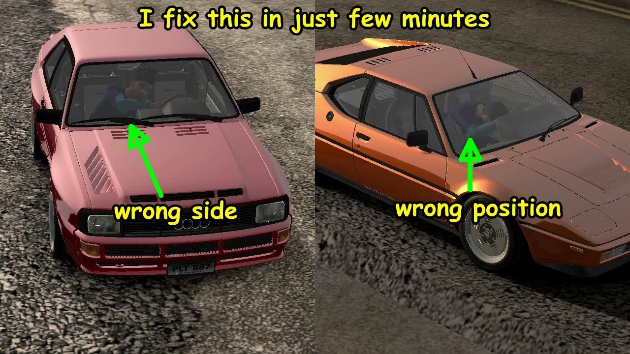 Miraculously fix TDU 1 car driver position bug in just few minutes by simple editing with hex editor