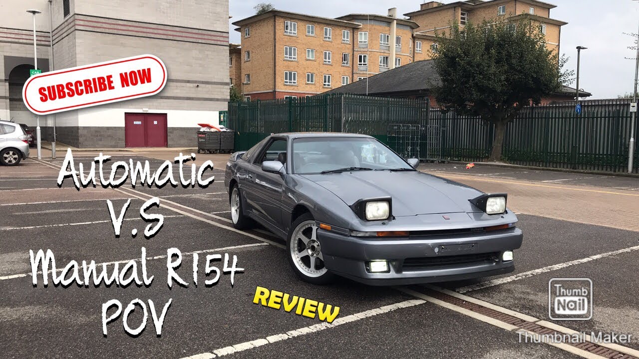 I just Converted my Automatic Supra To a Manual Supra POV