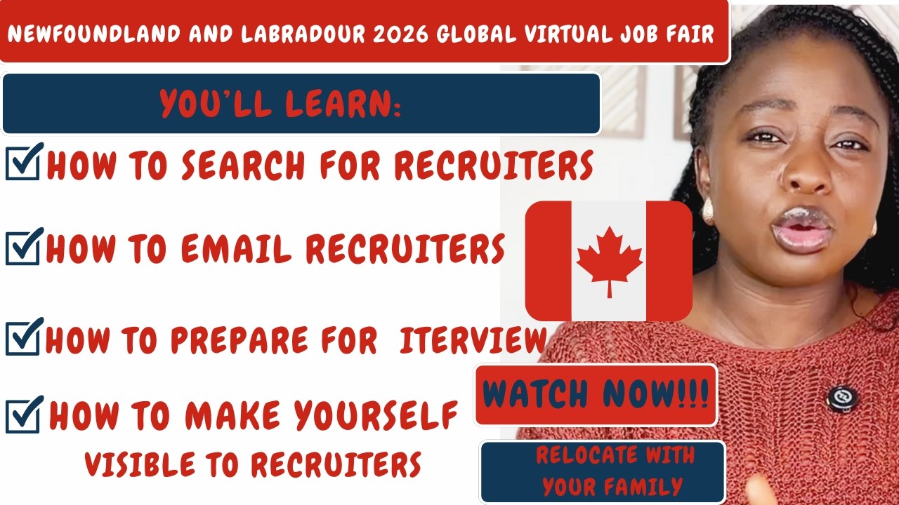 How to prepare for Newfoundland and Labrador 2026 Global Job Fair | Position Yourself for Recruiters