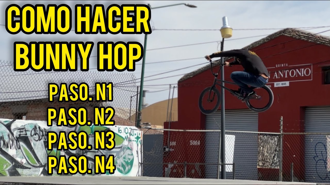 Como hacer bunny hop bmx / Como saltar con tu bicicleta / how to bunny hop bmx