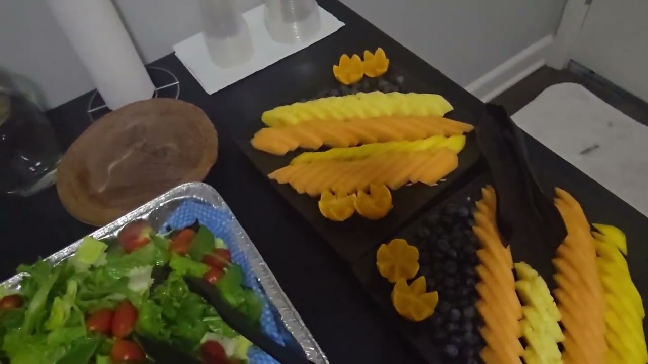 Dinner with family and friends 